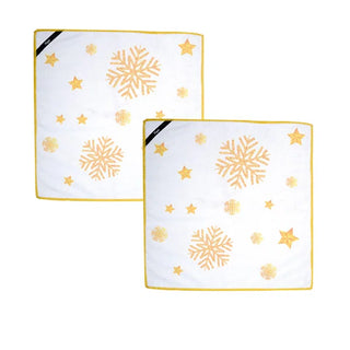Snowflake Microfibre Cloths 2Pk