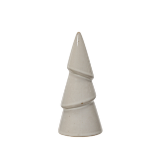 White Slant Three Teir Chirstmas Tree 15cm