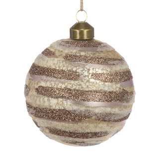 Glass Natural Angie Bauble 10cm