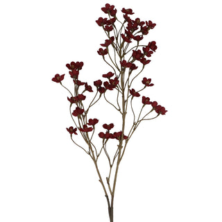 Antique Burgandy Plum Blossom Branch