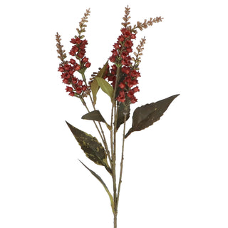 Burgundy Mini Bell Flower 55cm