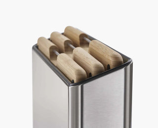 Folio™ Steel Bamboo Chopping Board Set S/Steel Case