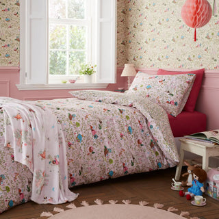 Fairytale Double  Duvet Cover Set Pink