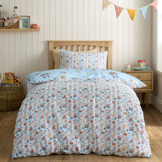 Pirate Single Duvet Cover Set Blue