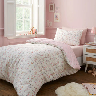 Ballerina Single Duvet Cover Set Pink