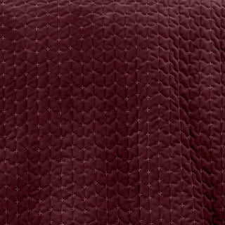 Attica Velvet Burgundy Bedspread