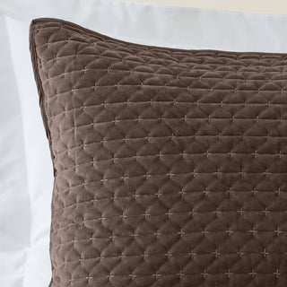 Attica Velvet Chocolate Pillowsham Pair
