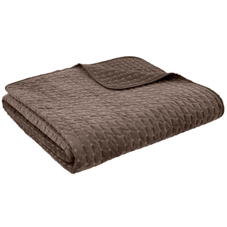 Attica Velvet Chocolate Bedspread