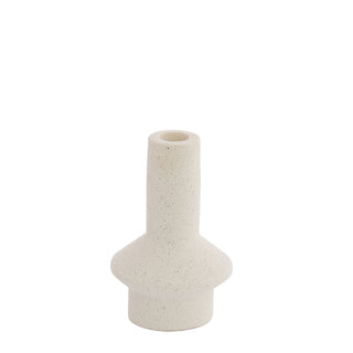Burano Candle Stick Matt Cream 15.5cm