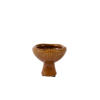 Gylano Candle Stick Orange-Amber 8cm