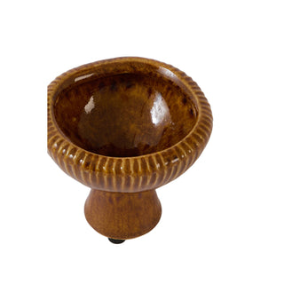 Gylano Candle Stick Orange-Amber 8cm