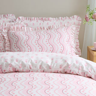 Spitalfield Silk Stripe Single Duvet Set