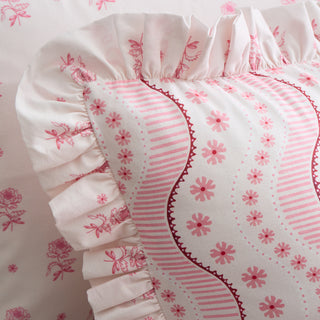 Spitalfield Silk Stripe Single Duvet Set