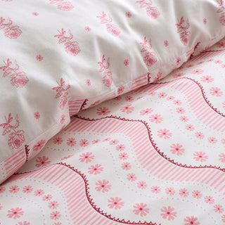 Spitalfield Silk Stripe Single Duvet Set