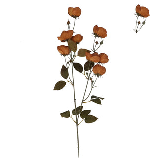 Antique Yellow Poppy Flower 78cm