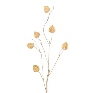 Gold Glitter Physalis Spray