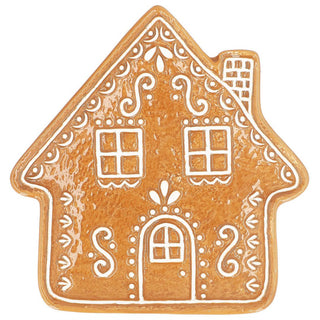 Ceramic Gingerbread House Plate Sml