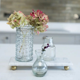 Larkin Bobble Textured Glass Vase