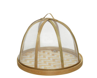 Bamboo Foodcover with Chevron Base Medium