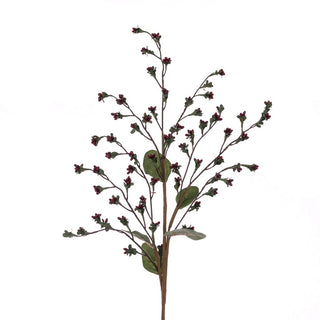 Gypsum Burgundy Berry Spray 79cm