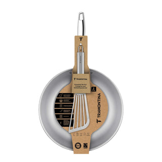 Grano 3-Ply Stainless Steel Frying Pan 30cm with Spatula 3.4L