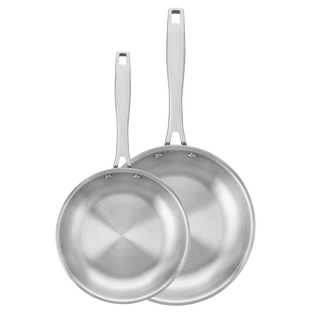 Grano Tri-Ply Clad Stainless Steel 2 Piece Fry Pan Set 26cm & 30cm
