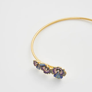 Pansy Pearl Bangle