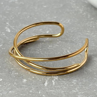 Tarnish Resistant Intertwined Bangle