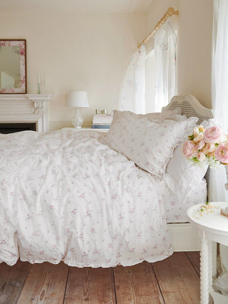 Rosabelle Pink Super King Duvet Cover Set