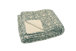 Provence Quilted Throw Sage
