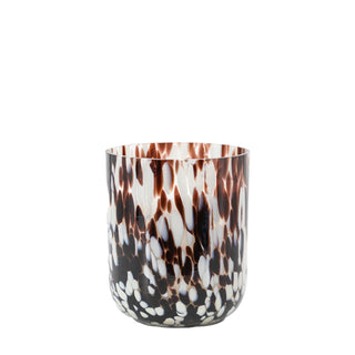Confetti Candle Brown Lrg