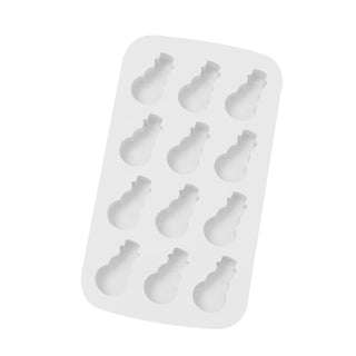 Christmas Snowman Silicone Tray 12 Cup