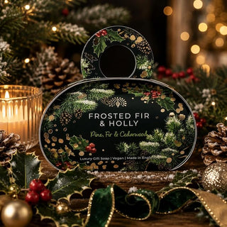 Frosted Fir & Holly Luxury Gift Soap