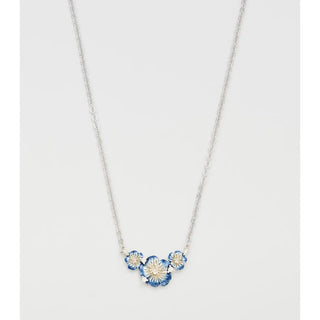 Larkspur Choker Necklace in Silver