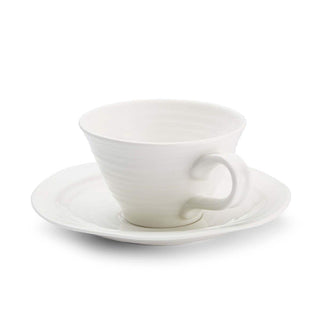 Teacup & Saucer Set White