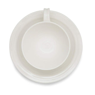 Teacup & Saucer Set White
