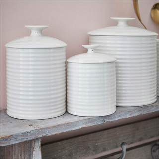 Medium Storage Jar White