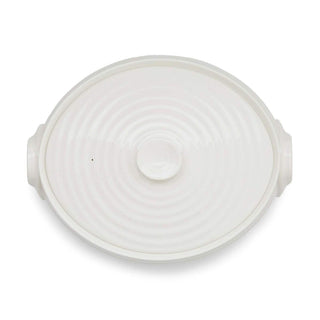 Small Oval Casserole White