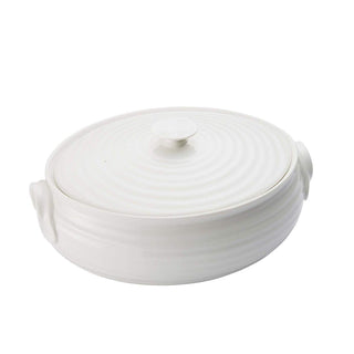Small Oval Casserole White