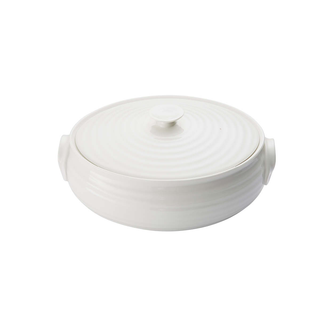 Small Oval Casserole White