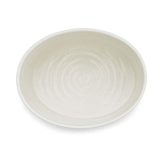 Large Oval Utensil Jar White