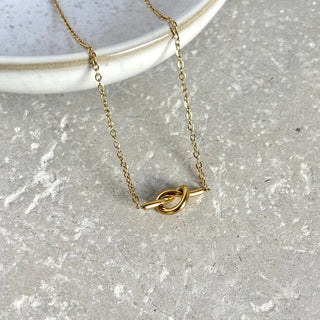 Tarnish Resistant Knot Necklace
