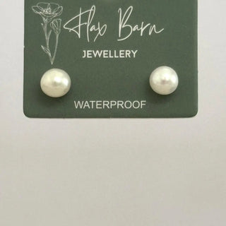 Tarnish Resistant Pearl Studs