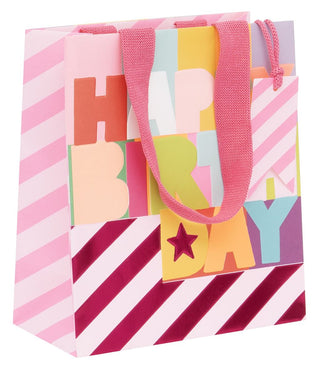 Fluorescent Fuchsia Medium Bag