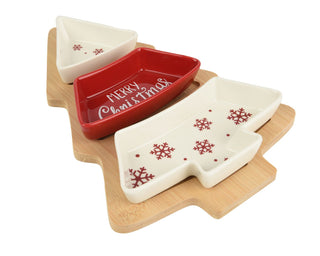 Merry Christmas Snowflake Tapas Set