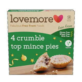 Gluten Free Crumble Top Mince Pies 4pk 230g