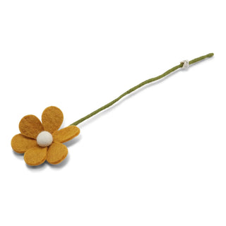 Felt Simple Flower Yellow