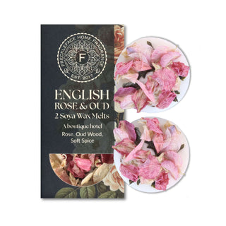 English Rose & Oud Soya Wax Melts Duo