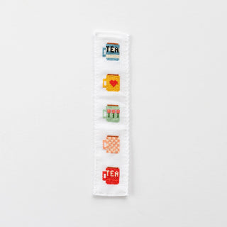 Tea/Mugs Cross Stitch Bookmark Kit