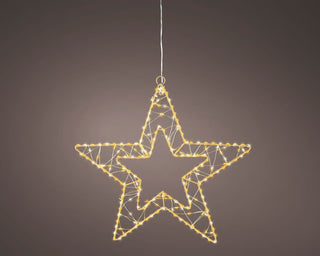Micro LED Metal Star Indoor/Outdoor 38cm